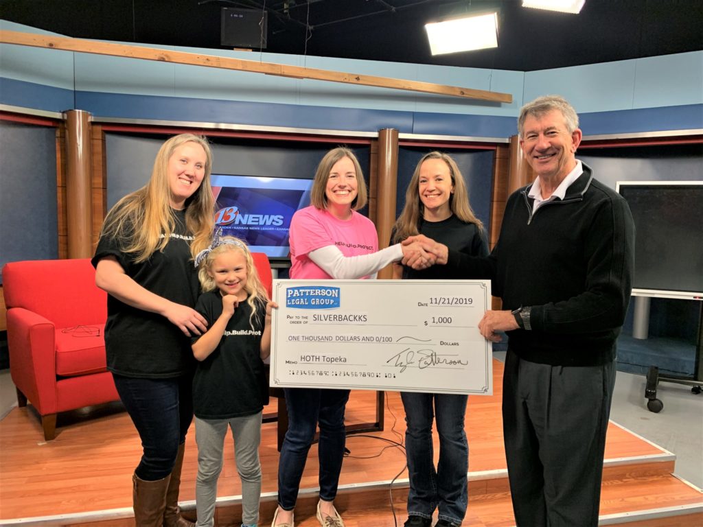 SILBERBACKKS receiving 1,000 check